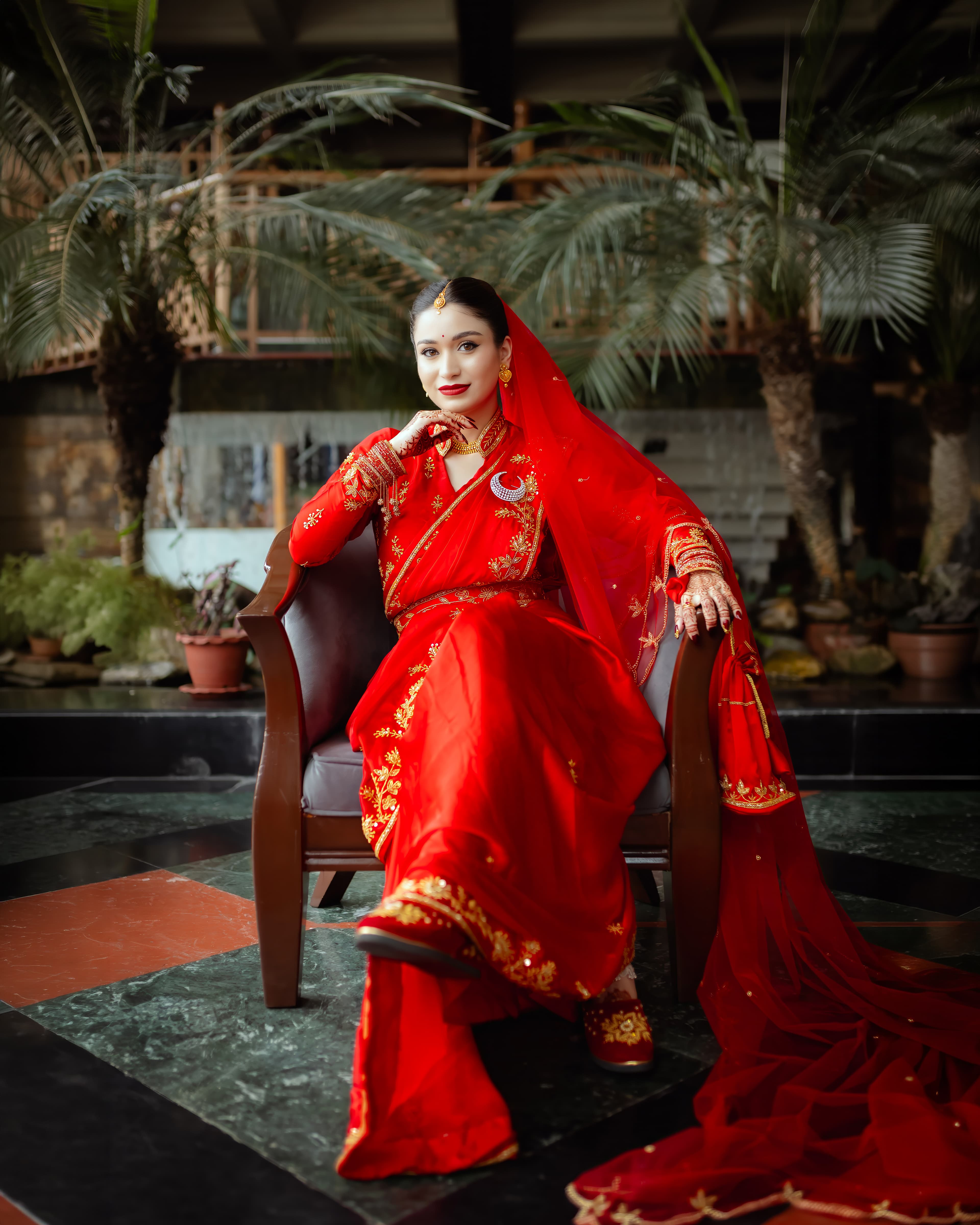 Seated Bridal Portrait