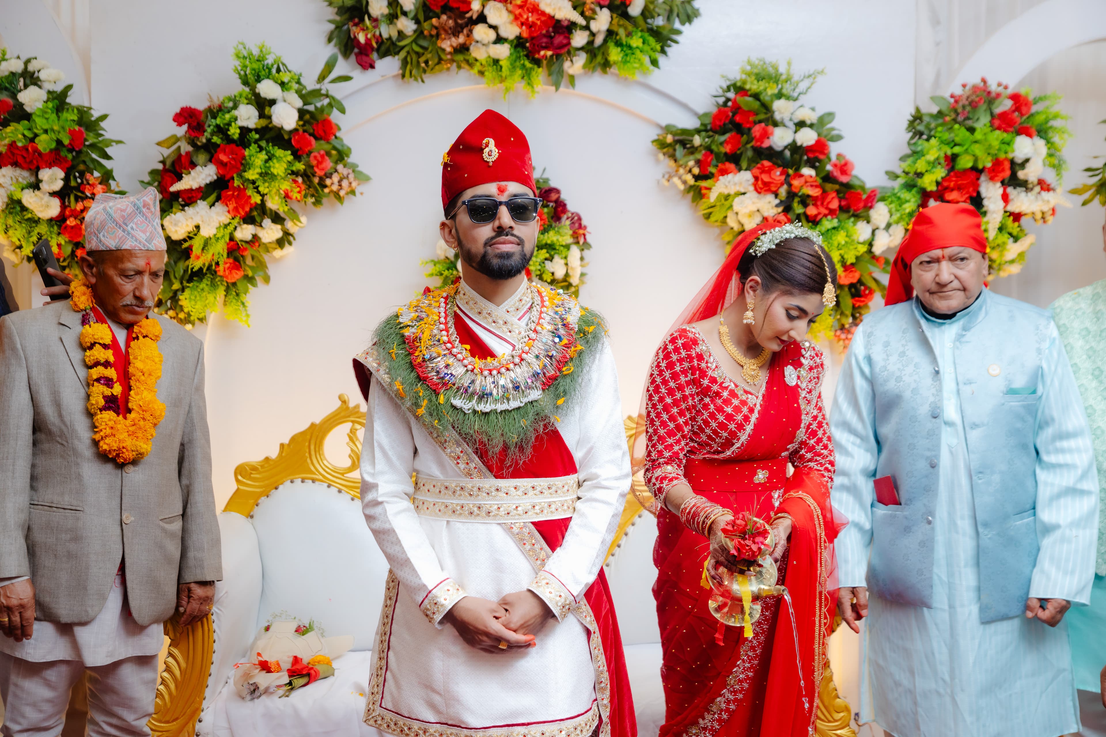 Groom and Bride Family Ceremony