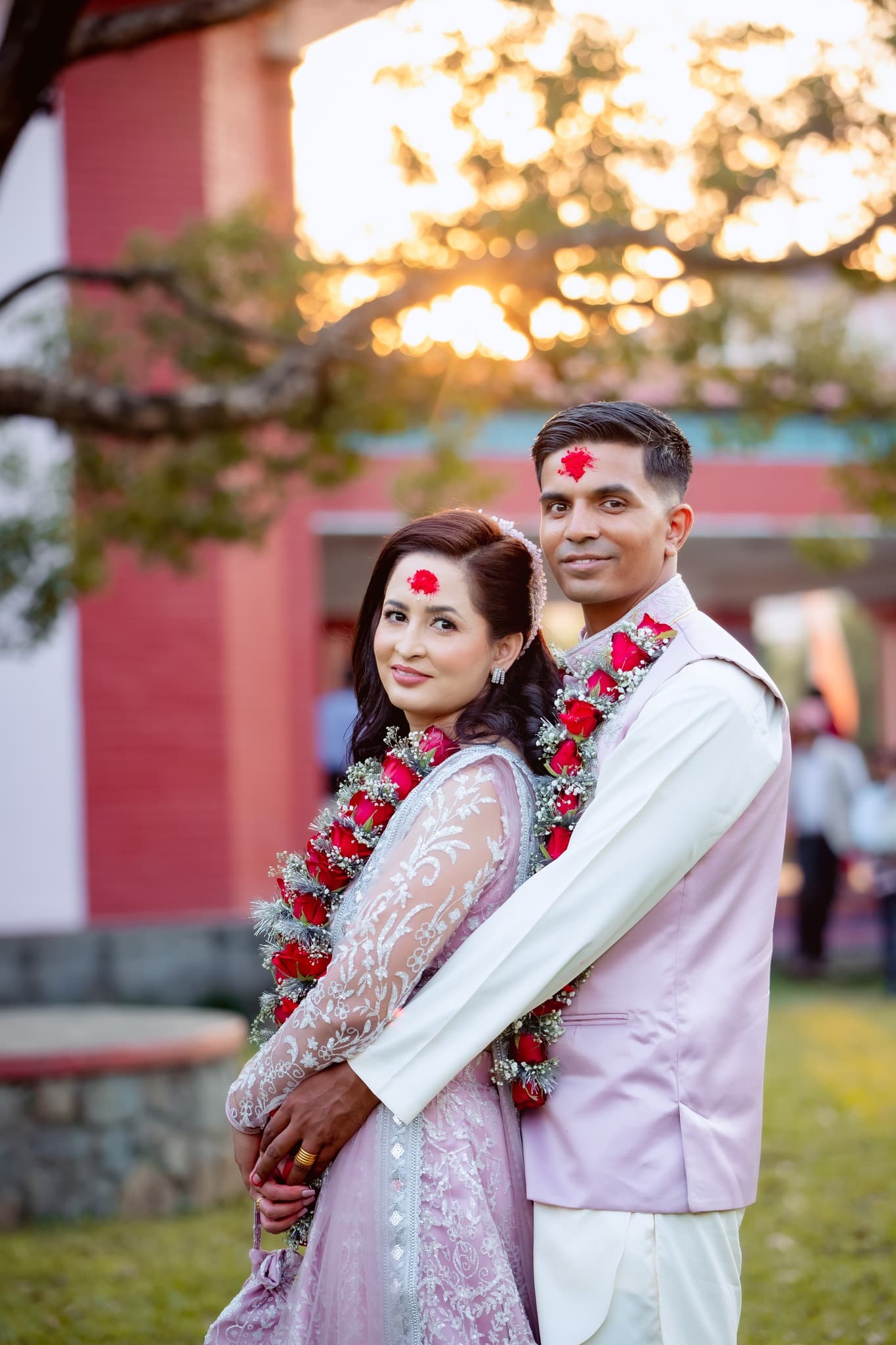 Couple Portrait at Sunset